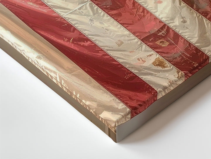 13-Star Vintage Flag Canvas – Rustic Historical American Wall Art - Gifitto