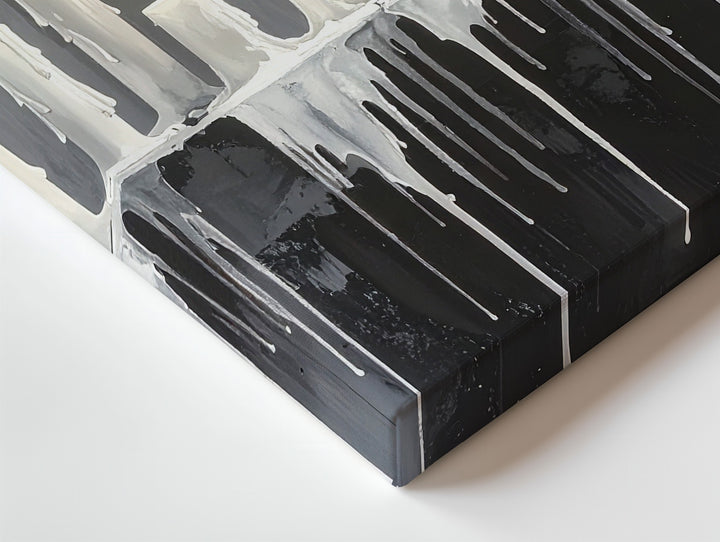 Gothic Candle Ritual Canvas – Melted Wax & Sacred Flame Still Life - Gifitto