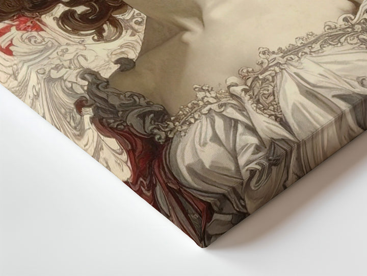 Cherub & Flag Burst Canvas – Vintage Patriotic Angelic Heritage Wall Art - Gifitto