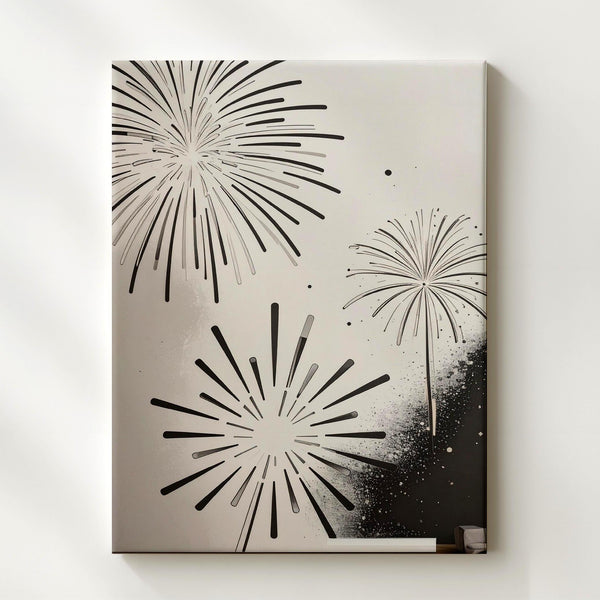 Monochrome Liberty Canvas – Bold Black & White American Freedom Art - Gifitto