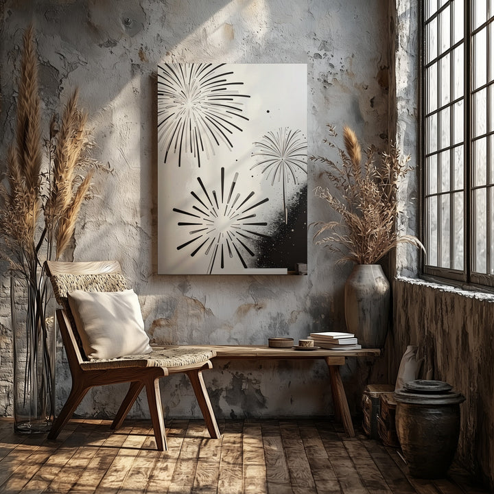Monochrome Liberty Canvas – Bold Black & White American Freedom Art - Gifitto