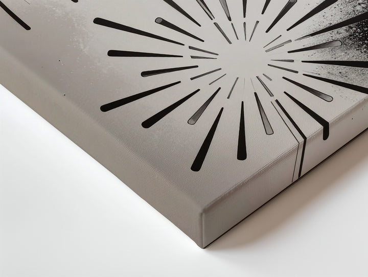 Monochrome Liberty Canvas – Bold Black & White American Freedom Art - Gifitto