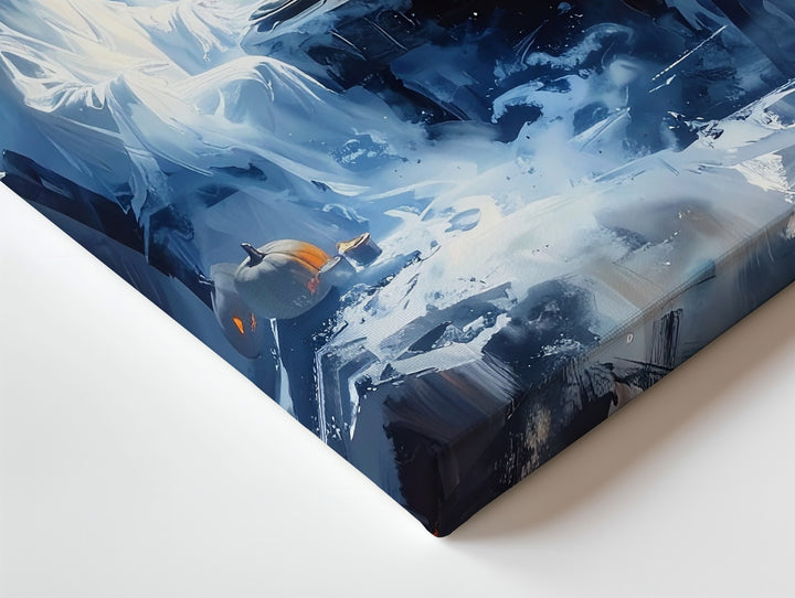 Ghostly Dinner Gathering Canvas – Whimsical Halloween Table Scene with Floating Spirits - Gifitto