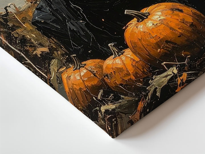 Screaming Reaper Canvas – Gothic Horror Halloween Expressionist Art - Gifitto