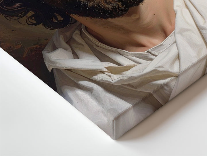 Hyper-Realistic Jesus Portrait Canvas – Contemporary Christian Wall Art of Divine Presence and Humanity - Gifitto