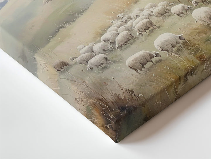 Jesus the Good Shepherd Canvas – Serene Christian Wall Art of Divine Guidance and Peace - Gifitto