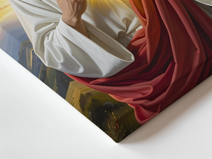 Sacred Heart Jesus Canvas – Reverent Christian Wall Art of Divine Love and Mercy - Gifitto