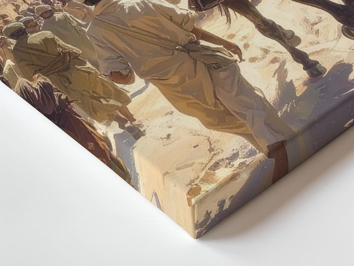Palm Sunday Entrance Canvas – Joyful Arrival of Jesus into Jerusalem - Gifitto