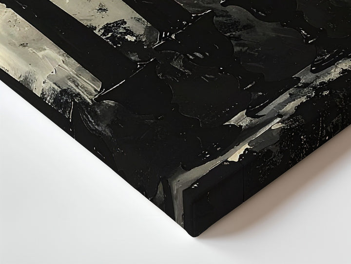 Seven Flames Canvas – Gothic Black Candle Ritual Wall Art - Gifitto