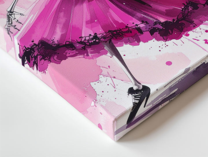 Skeleton Ballerina Canvas – Whimsical Undead Halloween Dance Art - Gifitto