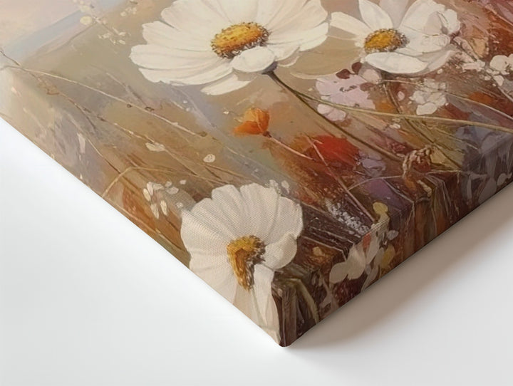 Genesis 1:1 Floral Scripture Canvas – Blush & Beige Bible Verse Wall Art - Gifitto
