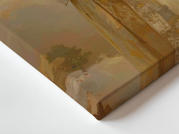 Virgin Mary and Baby Jesus Canvas – Sacred Embrace with Golden Light - Gifitto