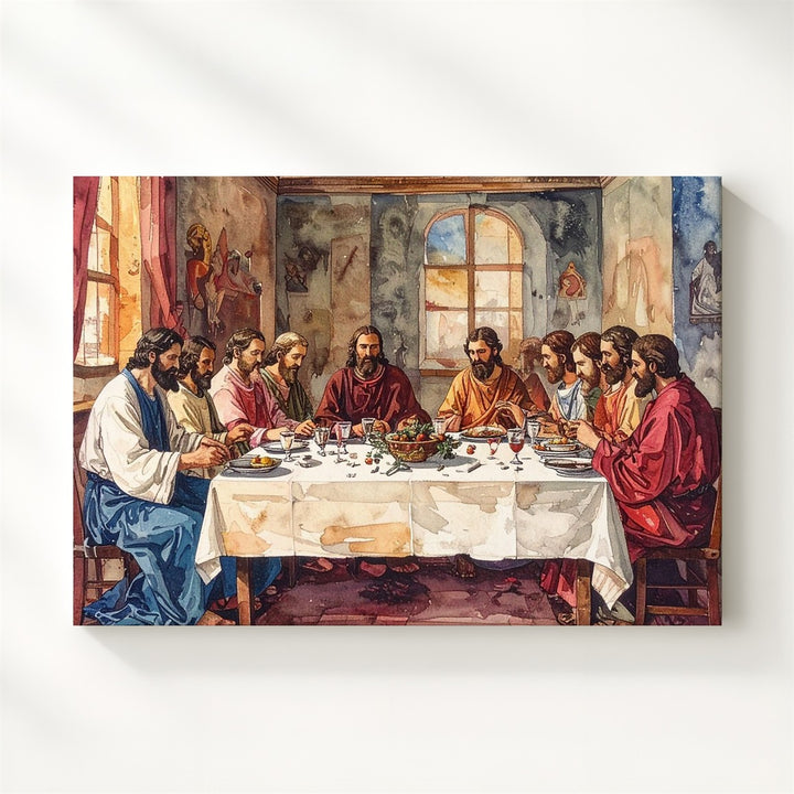 Renaissance Last Supper Canvas – Classic Sacred Meal with Rich Detail - Gifitto