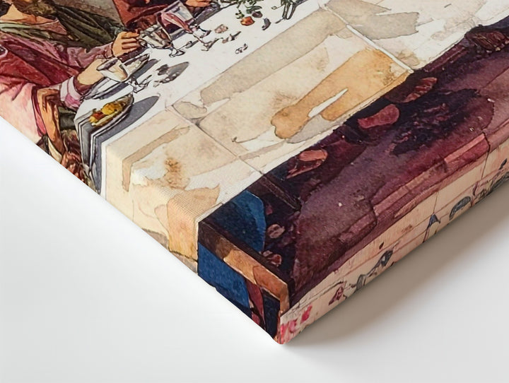 Renaissance Last Supper Canvas – Classic Sacred Meal with Rich Detail - Gifitto
