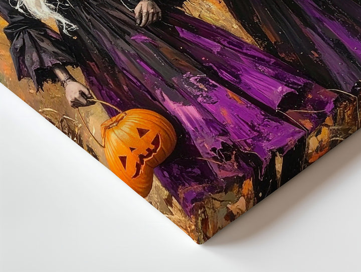 Enchanted Witch Sisters Canvas – Mystical Feminine Halloween Wall Art - Gifitto